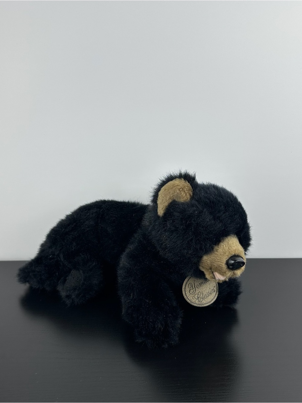 Russ Berrie Yomiko Classics Black Bear Cub 9” Realistic Plush Stuffed Animal